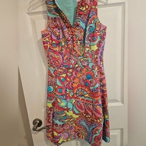 Lilly Pulitzer Feeling Groovy Embellished Dress Size 0